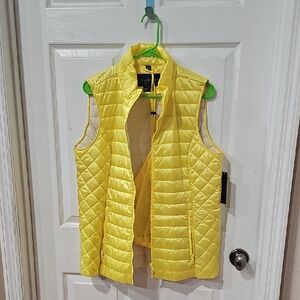 Yellow Quilted Vest